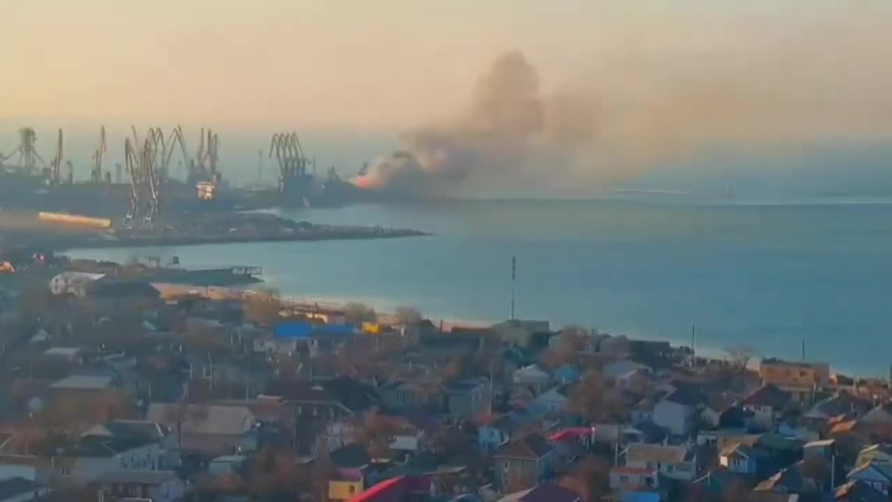 Image of attack on Russian ships
