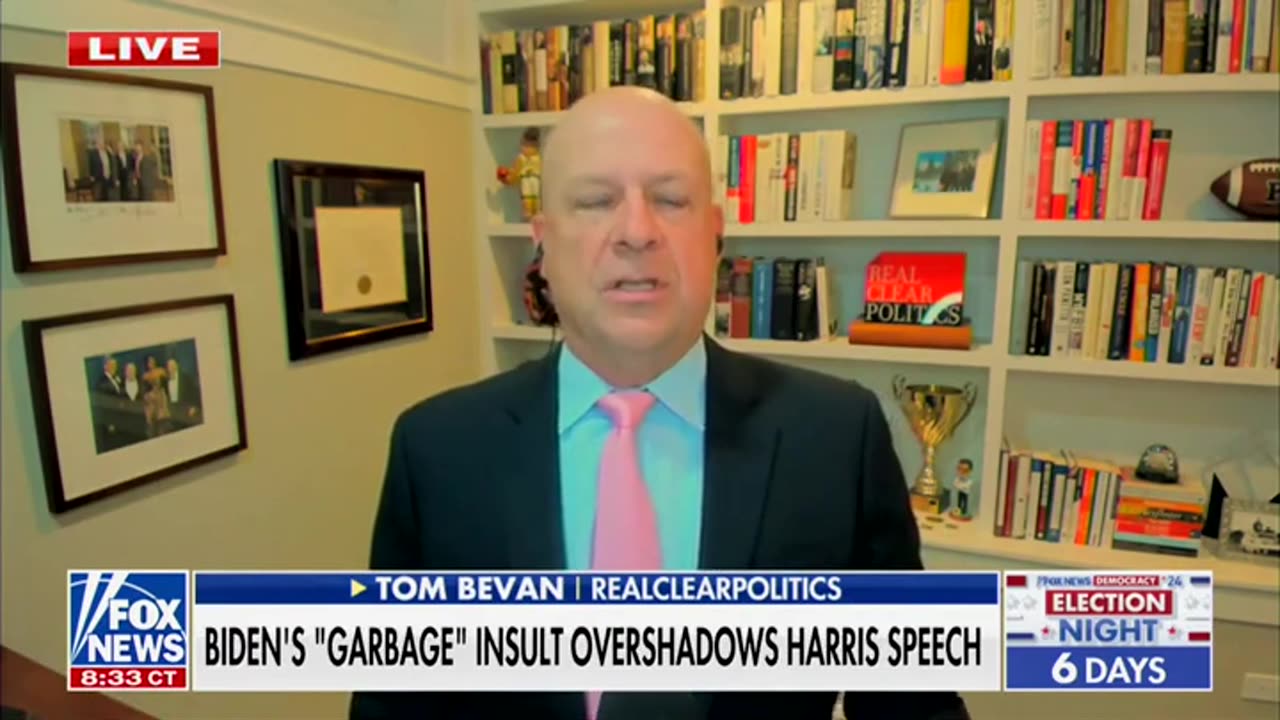 RealClear Politics Founder Says Biden's 'Garbage' Comment 'Couldn't Come At A Worse Time' For Harris