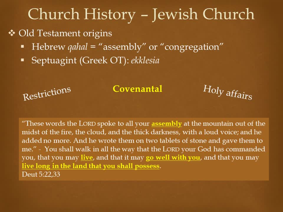 What is a Baptist - Lesson 1