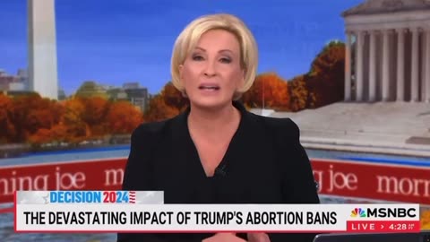 WOW! MSNBC's Mika Brzezinski has a Mental Illness Breakdown on Live Television