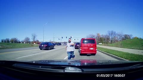 Road Rage Caught On Dash Cam