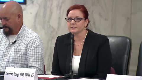 Theresa Long Hearing During Sen. Johnson Expert Panel