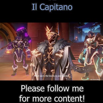 Pyro Archon Mavuika VS The Captain "Il Capinatno" 1