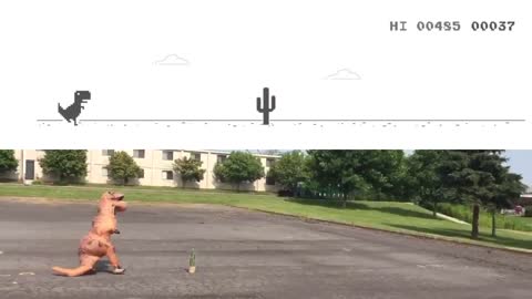 .No internet t-rex in real life