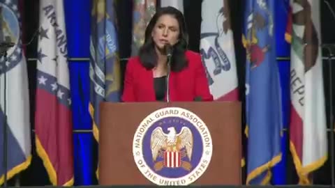 Tulsi Gabbard gives her endorsement to Trump.