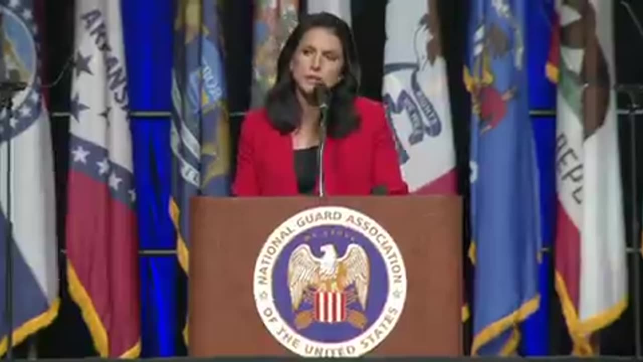 Tulsi Gabbard gives her endorsement to Trump.