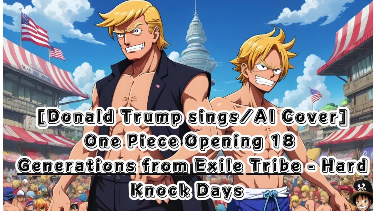 [Donald Trump sings/AI Cover] One Piece Opening 18 Generations from Exile Tribe - Hard Knock Days