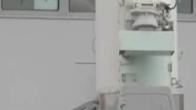 Loading And Firing Of A Huge U.S. Navy Gun