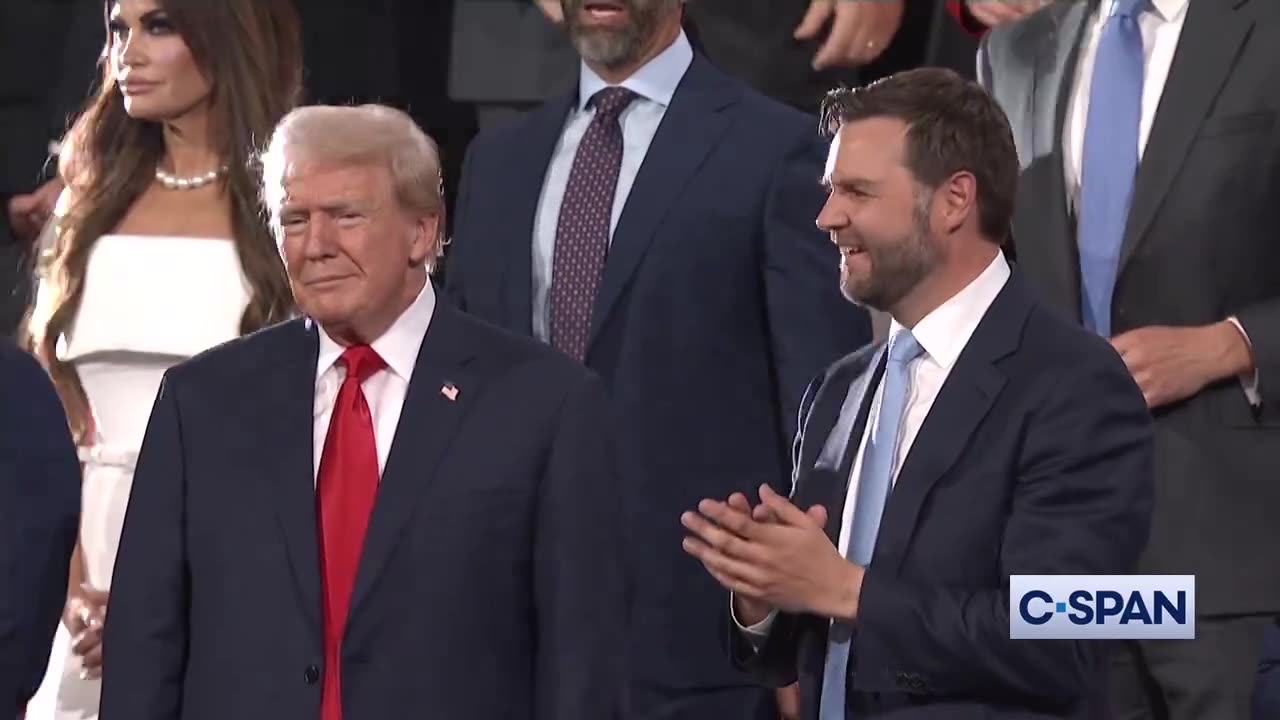 President Trump Arrives At The Republican National Convention (VIDEO)