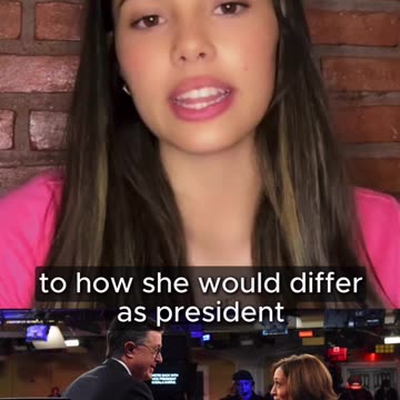 Kamala Harris deja a todos boquiabiertos en el show de Colbert