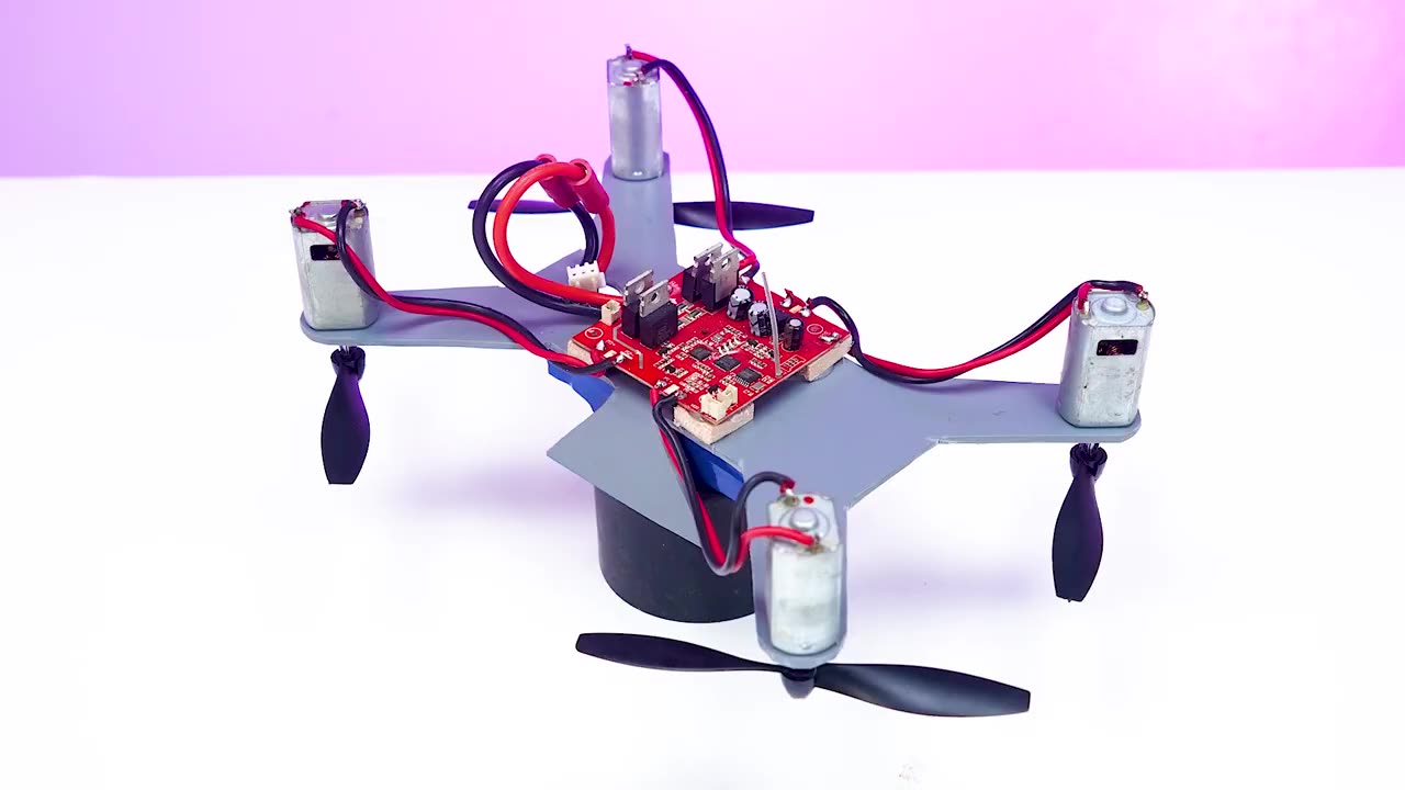 DIY – How to make a simple quadcopter drone with flip function at home