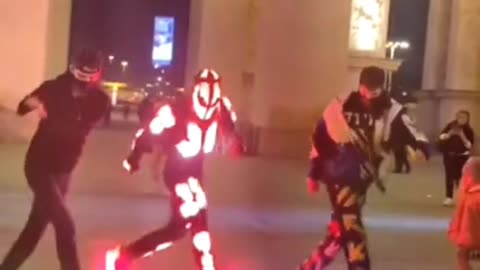 Amazing 😍 lightning light danceing video