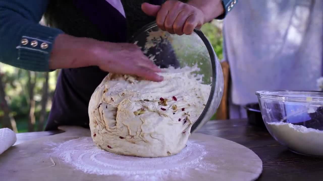 How to Bake Walnut Bread and building a firewood Rack