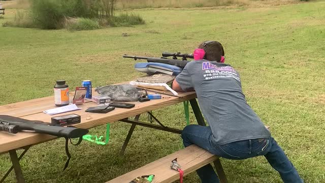 Muzzleloader testing