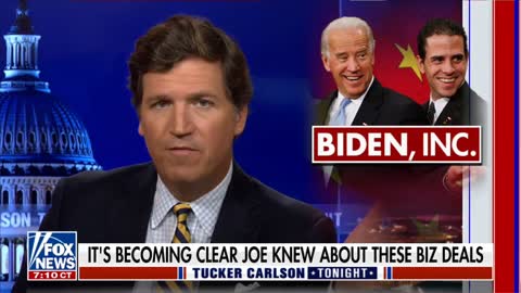 Tucker Carlson Biden leave WH