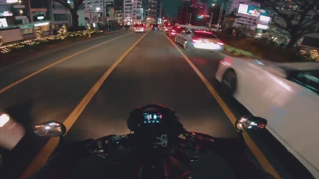 Night trip through the streets of Tokyo. (2020)