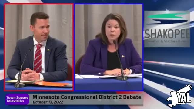 Rep Angie Craig (Democrat) exposes herself in debate