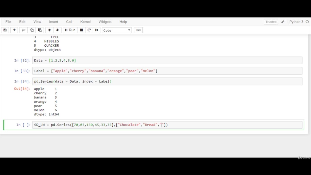 Python Full Course - Chapter 7 - 2. Series and Features