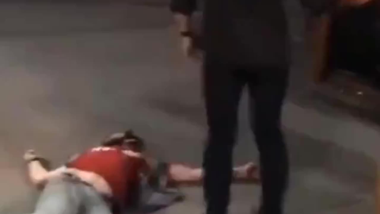 Soy Boy gets knocked out after attacking a man.