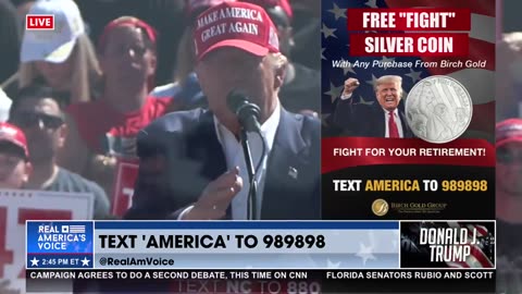 TRUMP TALKS DEBATE