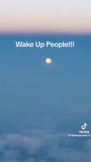 The moon below the horizon