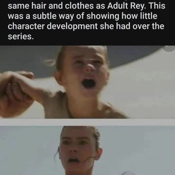 Rey's Character Growth #memes #silly #funny #starwars #fandommenace #sequeltrilogy #reypalpatine