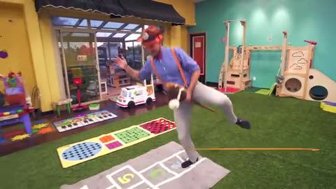 Blippi at the Play Place _ Learn About Professions for Children