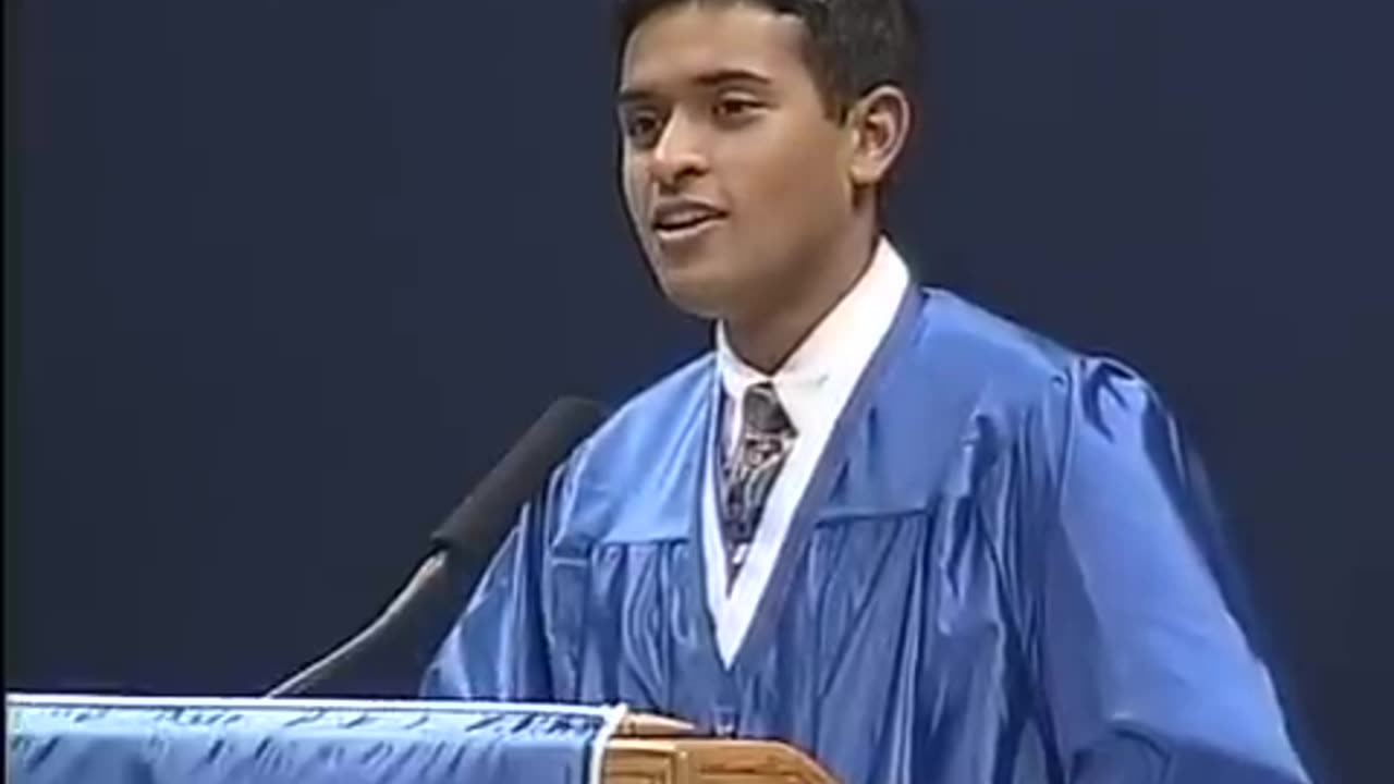 Graduation Stage, Demonstrating His Alpha Male Skills, Young Vivek!!