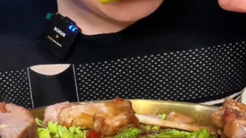 ASMR CHINESE PORK EATING