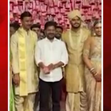 మల్లారెడ్డి మనవరాలి పెళ్లిలో సీఎం రేవంత్ రెడ్డి #revanthreddy with #mallareddy | FBTV NEWS