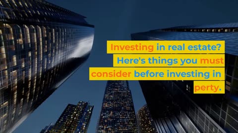 Investing in real estate? Stuck on where to start? Here's things to consider before investing...