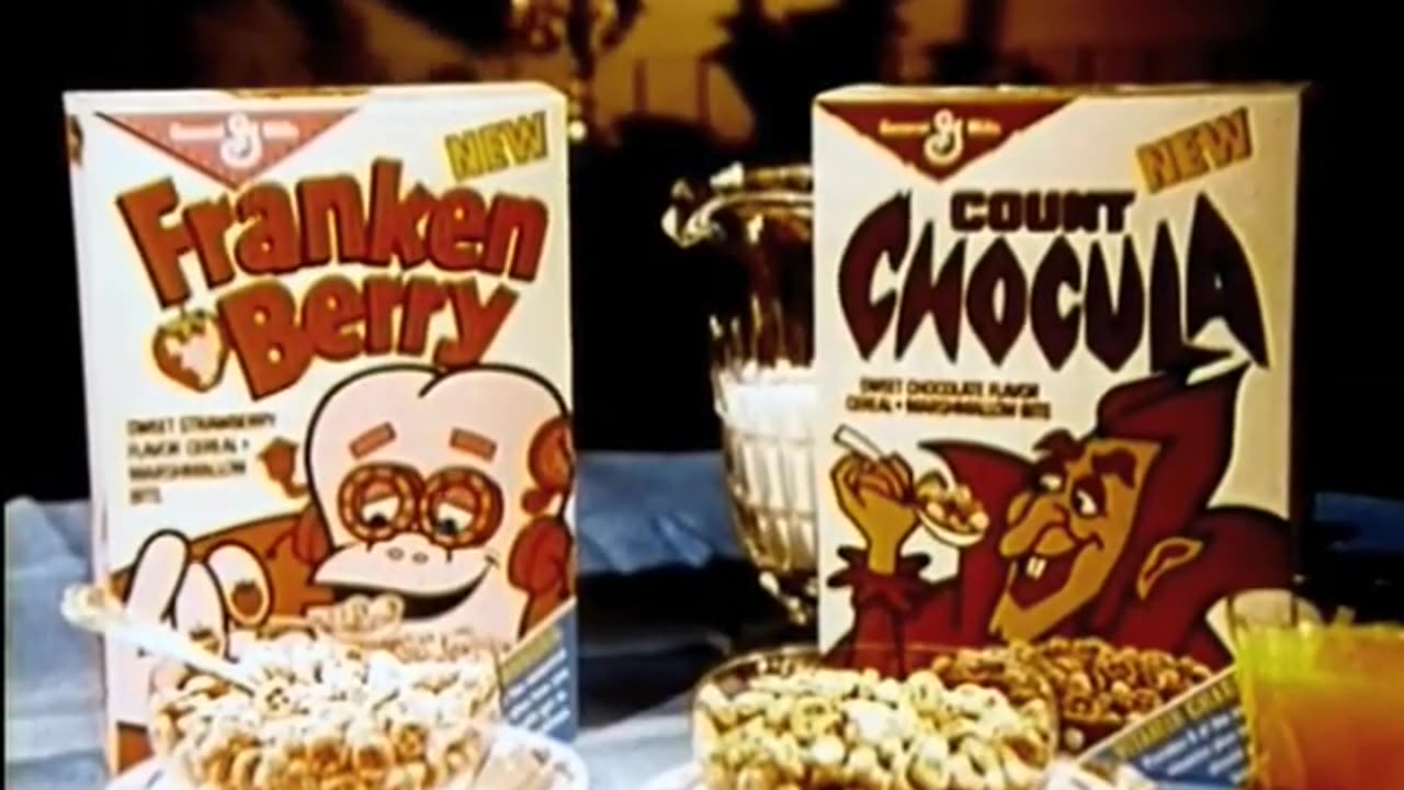 Franken Berry and Count Chocula