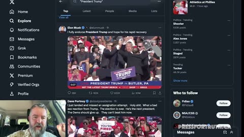 Trump Shot In Head, MSM Downplays Severity, Civil War Is Coming…
