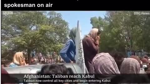 BBC Interviews Taliban Spokesman after the fall of Kabul