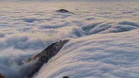 A shocking sea of clouds