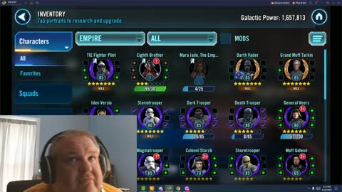 Star Wars Galaxy of Heroes Hyper Drive account update