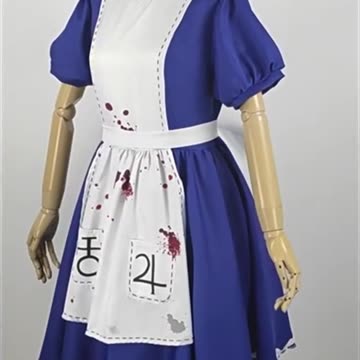 Anime Alice Princess Dress Maid Apron Dress Game Madness Returns Alice Cosplay Costum