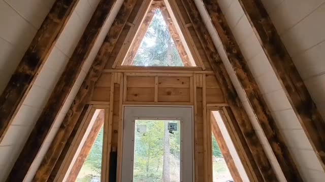 A Frame Cabin 7 Day build Walk Through