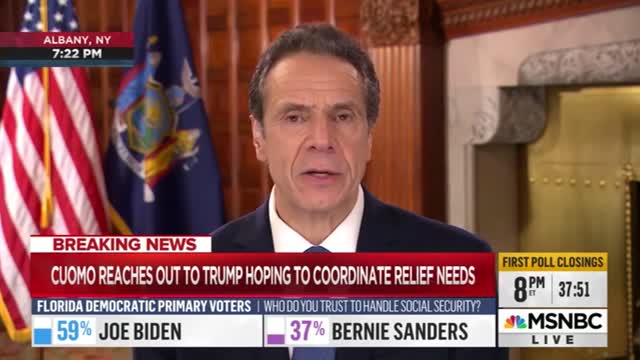 Governor Cuomo Says Trump Team is "on it!"