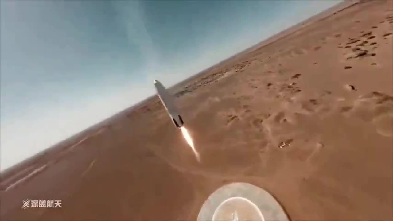 Chinese rocket test ends in explosion caught on drone footage.mp4