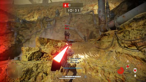 SWBF2 2017: Arcade Onslaught Kylo Ren Kessel Gameplay