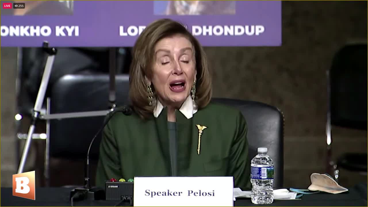 RIGHT NOW: Nancy Pelosi addressing Beijing Olympics…