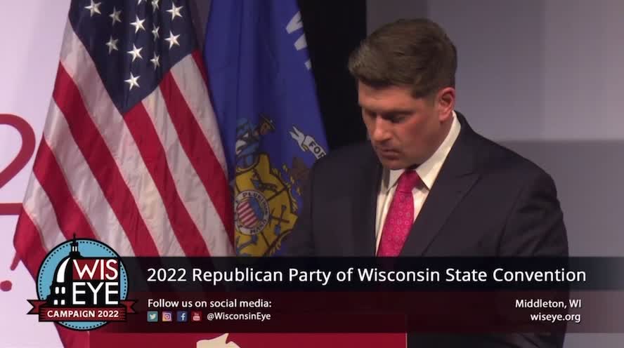 Wisconsin Gubernatorial Candidate Kevin Nicholson's Speech at the 2022 RPW Convention