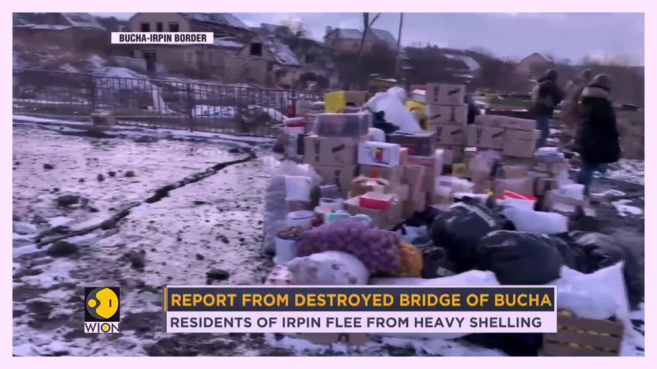 Ukraine destroys bridge of Bucha to keep Russians out of Kyiv | Russia-Ukraine Conflict |