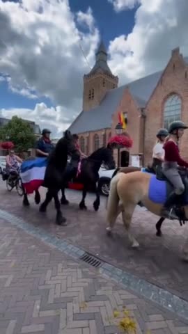 Firefighters, Truckers, and Now Horse Breeders Join the Dutch Farmers In Protest