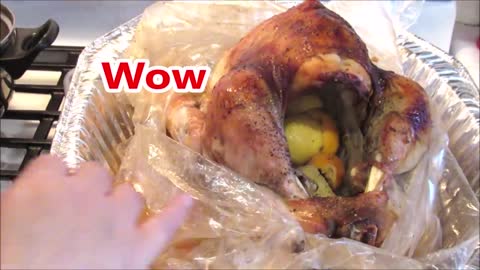 How to Roast a Whole Turkey in an Oven Bag/ SIMPLE STEPS