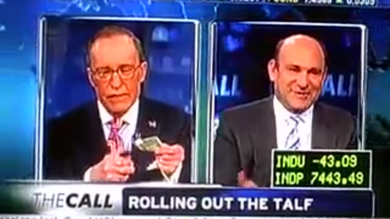 2011, CNBC's Larry Kudlow Lights A Dollar Bill on Fire (.3, 5)