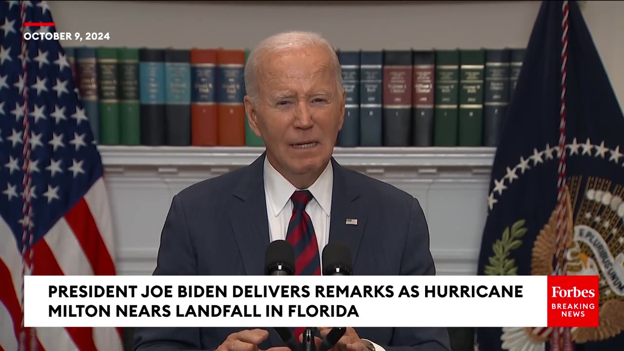 JUST IN- Biden Calls Trump & MTG Out By Name While Condemning Hurricane Relief Misinformation