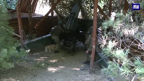 Paratrooper artillerymen