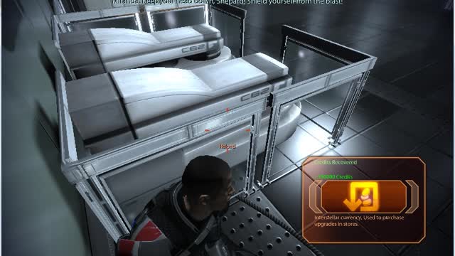 Miranda Helps Shepard From Being Killed In Cerberus Recovery Lab Mass Effect 2 Mod Game-play